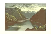 An illustration from Scottish Loch Scenery. Illustrated in a series of coloured plates from drawings by A. F. Lydon. With descriptive text by T. A. Croal (1882)