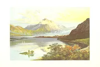 An illustration from Scottish Loch Scenery. Illustrated in a series of coloured plates from drawings by A. F. Lydon. With descriptive text by T. A. Croal (1882)