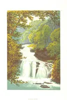 An illustration from Scottish Loch Scenery. Illustrated in a series of coloured plates from drawings by A. F. Lydon. With descriptive text by T. A. Croal (1882)