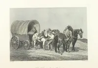 An illustration from The American in Europe: being “guesses” and “calculations” on men and manners; made during a tour through the most important portions of Europe. [With plates (1850)