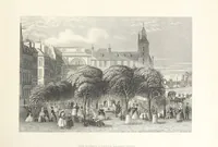 An illustration from The American in Europe: being “guesses” and “calculations” on men and manners; made during a tour through the most important portions of Europe. [With plates (1850)