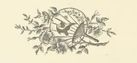An illustration from Poets in the Garden. [With plates (1886)