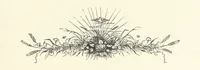 An illustration from Poets in the Garden. [With plates (1886)