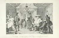An illustration from The Life of Sir John Falstaff. Illustrated by G. Cruikshank. With a biography of the knight from authentic sources by Robert B. Brough (1858)