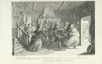 An illustration from The Life of Sir John Falstaff. Illustrated by G. Cruikshank. With a biography of the knight from authentic sources by Robert B. Brough (1858)