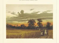 An illustration from Poetry of the year. Passages from the poets descriptive of the seasons. With twenty-two coloured illustrations from drawings by eminent artists.[Edited by Joseph Cundall (1853)