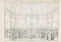 An illustration from Nuova guida storica, religiosa ed artistica al sacro monte di Varallo ed alle sue adiacenze, illustrata con disegni grafici ... Parte prima, contenente i lavori plastici (1857)