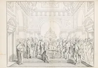 An illustration from Nuova guida storica, religiosa ed artistica al sacro monte di Varallo ed alle sue adiacenze, illustrata con disegni grafici ... Parte prima, contenente i lavori plastici (1857)