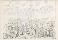 An illustration from Nuova guida storica, religiosa ed artistica al sacro monte di Varallo ed alle sue adiacenze, illustrata con disegni grafici ... Parte prima, contenente i lavori plastici (1857)