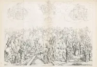 An illustration from Nuova guida storica, religiosa ed artistica al sacro monte di Varallo ed alle sue adiacenze, illustrata con disegni grafici ... Parte prima, contenente i lavori plastici (1857)