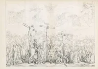 An illustration from Nuova guida storica, religiosa ed artistica al sacro monte di Varallo ed alle sue adiacenze, illustrata con disegni grafici ... Parte prima, contenente i lavori plastici (1857)