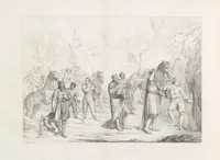 An illustration from Nuova guida storica, religiosa ed artistica al sacro monte di Varallo ed alle sue adiacenze, illustrata con disegni grafici ... Parte prima, contenente i lavori plastici (1857)