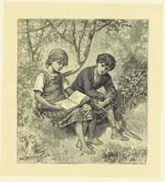 An illustration from Fifty Perfect Poems. Selected and edited by C. A. Dana and Rossiter Johnson. With seventy illustrations (1883)