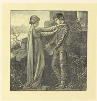 An illustration from Fifty Perfect Poems. Selected and edited by C. A. Dana and Rossiter Johnson. With seventy illustrations (1883)
