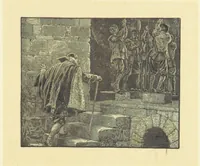 An illustration from Fifty Perfect Poems. Selected and edited by C. A. Dana and Rossiter Johnson. With seventy illustrations (1883)