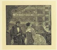 An illustration from Fifty Perfect Poems. Selected and edited by C. A. Dana and Rossiter Johnson. With seventy illustrations (1883)