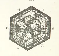 An illustration from A Text-Book of Mineralogy. With an extended treatise on crystallography and physical mineralogy. By E. S. Dana ... on the plan and with the co-operation of Professor James D. Dana, etc (1877)