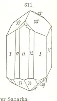 An illustration from A Text-Book of Mineralogy. With an extended treatise on crystallography and physical mineralogy. By E. S. Dana ... on the plan and with the co-operation of Professor James D. Dana, etc (1877)