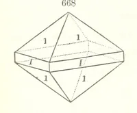 An illustration from A Text-Book of Mineralogy. With an extended treatise on crystallography and physical mineralogy. By E. S. Dana ... on the plan and with the co-operation of Professor James D. Dana, etc (1877)