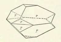 An illustration from A Text-Book of Mineralogy. With an extended treatise on crystallography and physical mineralogy ... on the plan and with the co-operation of ... James D. Dana ... With ... woodcuts ... Newly revised and enlarged. 17th edition, etc (1898)