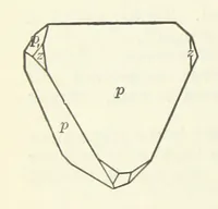 An illustration from A Text-Book of Mineralogy. With an extended treatise on crystallography and physical mineralogy ... on the plan and with the co-operation of ... James D. Dana ... With ... woodcuts ... Newly revised and enlarged. 17th edition, etc (1898)