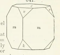 An illustration from A Text-Book of Mineralogy. With an extended treatise on crystallography and physical mineralogy ... on the plan and with the co-operation of ... James D. Dana ... With ... woodcuts ... Newly revised and enlarged. 17th edition, etc (1898)