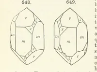 An illustration from A Text-Book of Mineralogy. With an extended treatise on crystallography and physical mineralogy ... on the plan and with the co-operation of ... James D. Dana ... With ... woodcuts ... Newly revised and enlarged. 17th edition, etc (1898)