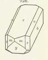 An illustration from A Text-Book of Mineralogy. With an extended treatise on crystallography and physical mineralogy ... on the plan and with the co-operation of ... James D. Dana ... With ... woodcuts ... Newly revised and enlarged. 17th edition, etc (1898)