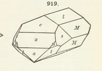 An illustration from A Text-Book of Mineralogy. With an extended treatise on crystallography and physical mineralogy ... on the plan and with the co-operation of ... James D. Dana ... With ... woodcuts ... Newly revised and enlarged. 17th edition, etc (1898)