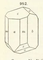 An illustration from A Text-Book of Mineralogy. With an extended treatise on crystallography and physical mineralogy ... on the plan and with the co-operation of ... James D. Dana ... With ... woodcuts ... Newly revised and enlarged. 17th edition, etc (1898)