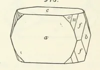 An illustration from A Text-Book of Mineralogy. With an extended treatise on crystallography and physical mineralogy ... on the plan and with the co-operation of ... James D. Dana ... With ... woodcuts ... Newly revised and enlarged. 17th edition, etc (1898)