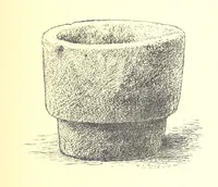 An illustration from A History of West Gower, Glamorganshire. (pt. 2. Historical Notices of the Parishes of Llanmadoc and Cheriton, etc.-pt. 3. Historical Notices of the Parishes of Llangenydd and Rhosili, etc.-pt. 4. Historical Notices of the Parishes of Penrice, Oxwich and Nicholaston, etc.) (1877)