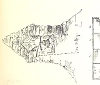 An illustration from A History of West Gower, Glamorganshire. (pt. 2. Historical Notices of the Parishes of Llanmadoc and Cheriton, etc.-pt. 3. Historical Notices of the Parishes of Llangenydd and Rhosili, etc.-pt. 4. Historical Notices of the Parishes of Penrice, Oxwich and Nicholaston, etc.) (1877)