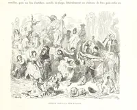 An illustration from L'Espagne ... Illustrée de 309 gravures dessinées sur bois par Gustave Doré (1874)