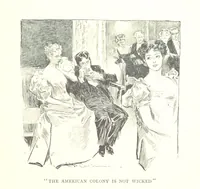 An illustration from About Paris ... Illustrated by Charles Dana Gibson (1895)