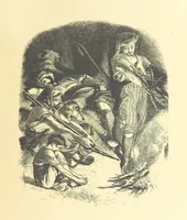An illustration from Dawn to Daylight: or, Gleams from the poets of twelve centuries. With above two hundred illustrations (1874)