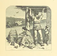 An illustration from Dawn to Daylight: or, Gleams from the poets of twelve centuries. With above two hundred illustrations (1874)