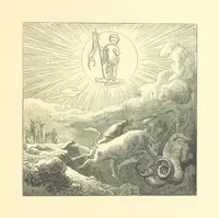 An illustration from Dawn to Daylight: or, Gleams from the poets of twelve centuries. With above two hundred illustrations (1874)