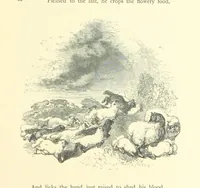 An illustration from Dawn to Daylight: or, Gleams from the poets of twelve centuries. With above two hundred illustrations (1874)