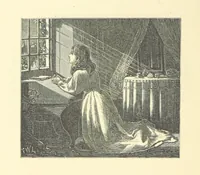 An illustration from Dawn to Daylight: or, Gleams from the poets of twelve centuries. With above two hundred illustrations (1874)