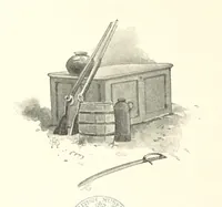 An illustration from The Life and Strange Surprising Adventures of Robinson Crusoe ... Illustrated (1895)