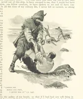 An illustration from The Life and Strange Surprising Adventures of Robinson Crusoe ... Illustrated (1895)