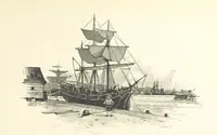 An illustration from The Life and Strange Surprising Adventures of Robinson Crusoe ... Illustrated (1895)
