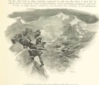An illustration from The Life and Strange Surprising Adventures of Robinson Crusoe ... Illustrated (1895)