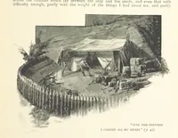 An illustration from The Life and Strange Surprising Adventures of Robinson Crusoe ... Illustrated (1895)