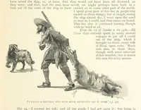 An illustration from The Life and Strange Surprising Adventures of Robinson Crusoe ... Illustrated (1895)