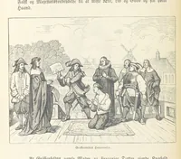 An illustration from Danmarks, Norges og Sverigs Historie, populært fremstillet efter de bedste trykte Kilder [by N. Bache] ... Med 253 Illustrationer i Træsnit (1867)