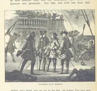 An illustration from Danmarks, Norges og Sverigs Historie, populært fremstillet efter de bedste trykte Kilder [by N. Bache] ... Med 253 Illustrationer i Træsnit (1867)