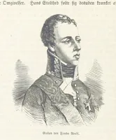 An illustration from Danmarks, Norges og Sverigs Historie, populært fremstillet efter de bedste trykte Kilder [by N. Bache] ... Med 253 Illustrationer i Træsnit (1867)