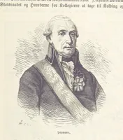An illustration from Danmarks, Norges og Sverigs Historie, populært fremstillet efter de bedste trykte Kilder [by N. Bache] ... Med 253 Illustrationer i Træsnit (1867)